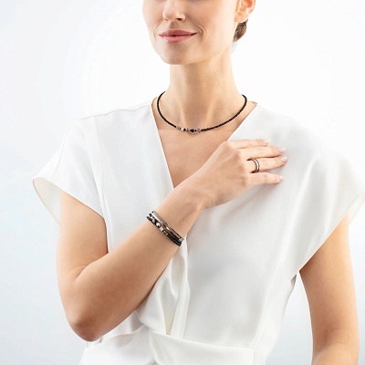 Колье Black  Coeur de Lion  4464/10-1300 