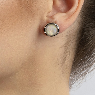 Пусеты nautilus  Possebon  A9999.12 BW/S 