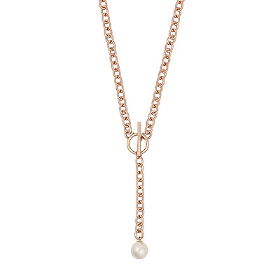 *Колье Pearl  Fiore Luna  *B2103PE-N05.1 BW/RG 