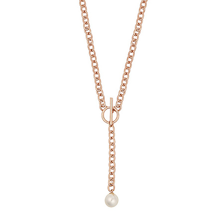 Fiore Luna Колье Pearl Fiore Luna #B2103PE-N05.1 BW/RG Арт.: #B2103PE-N05.1 BW/RG