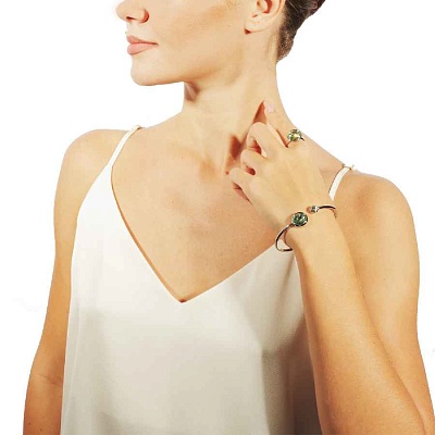 Браслет Peridot  Fiore Luna  C1708.16.1 G/S 