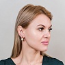 Серьги Куб SHELL WHITE Арт.: AE02914-2 BW/G