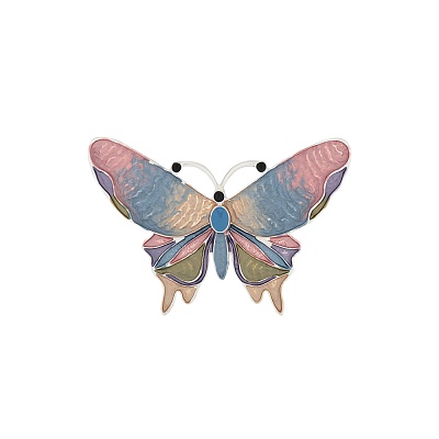 Брошь Бабочка Махаон XZ1131.27 M/S 