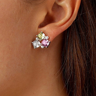 Серьги VIENA SS YELLOW/ROSE  Dyrberg Kern  420098 