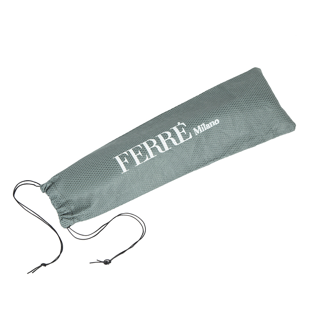 Ferre Milano Зонт складной Ferre 6036-OC Logo Black  product-4041 Арт.: product-4041