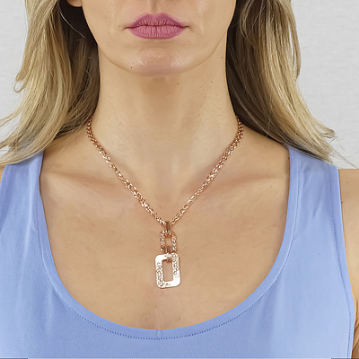 *Колье  Boccadamo  *XGR636RS BR/RG 