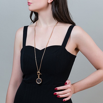 Колье Crystal Drop  Fiore Luna  LN5106 RG 