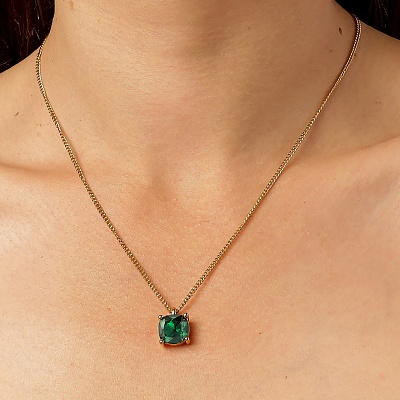 Колье MANNY SG EMERALD  Dyrberg Kern  370001 