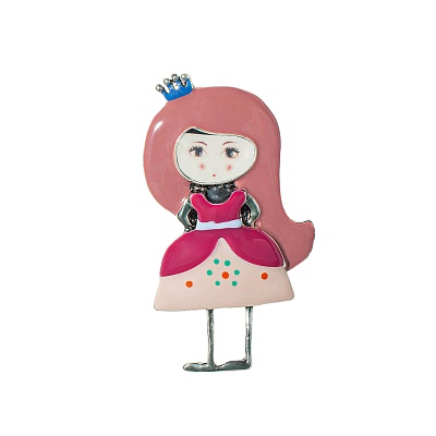 Брошь Принцесса XZ2298.7 R/S 