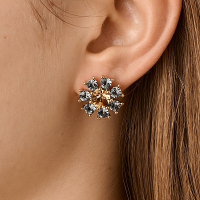 Серьги AUDE SG GREY /GOLDEN  Dyrberg Kern  450097 