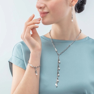 Колье White-Silver  Coeur de Lion  1112/10-1417 