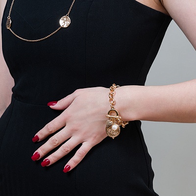 Браслет Perle Manisto  Fiore Luna  LB5095 BW/RG 