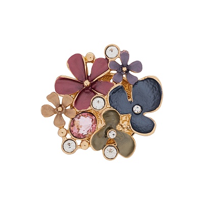 Брошь Клумба XZ1159.27 M/G 