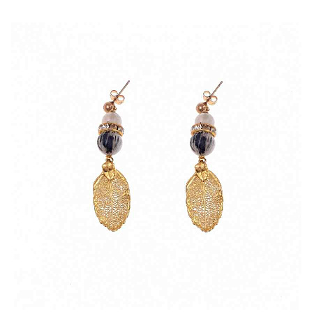 Ester Bijoux Серьги Барвинок Ester Bijoux F654C-G BR Арт.: F654C-G BR