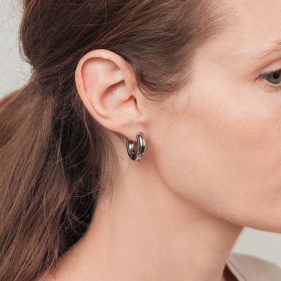 Серьги 18  Fiore Luna  AWE2894-S-5-18mm 