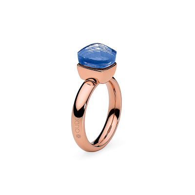 Кольцо Firenze light sapphire 16.5 мм Qudo 611016 BL/RG  Qudo  611016 BL/RG 