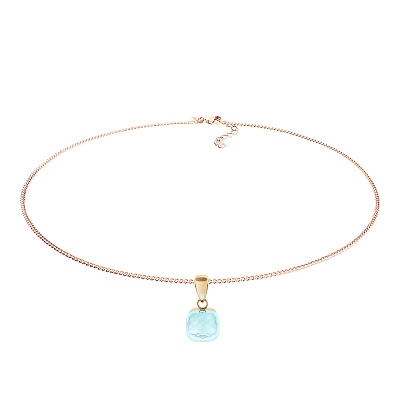 Колье FIRENZE (G) Aquamarine 107001/48-6002 