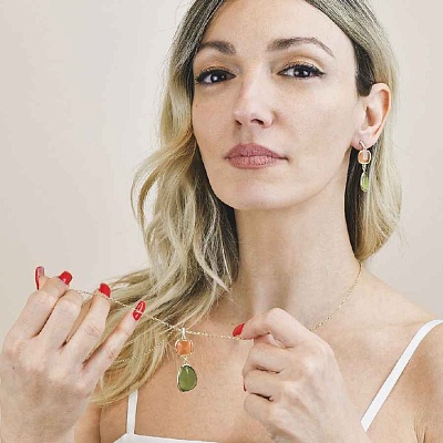 Колье METALLO E CRISTALLO  Boccadamo  XGR716DV 