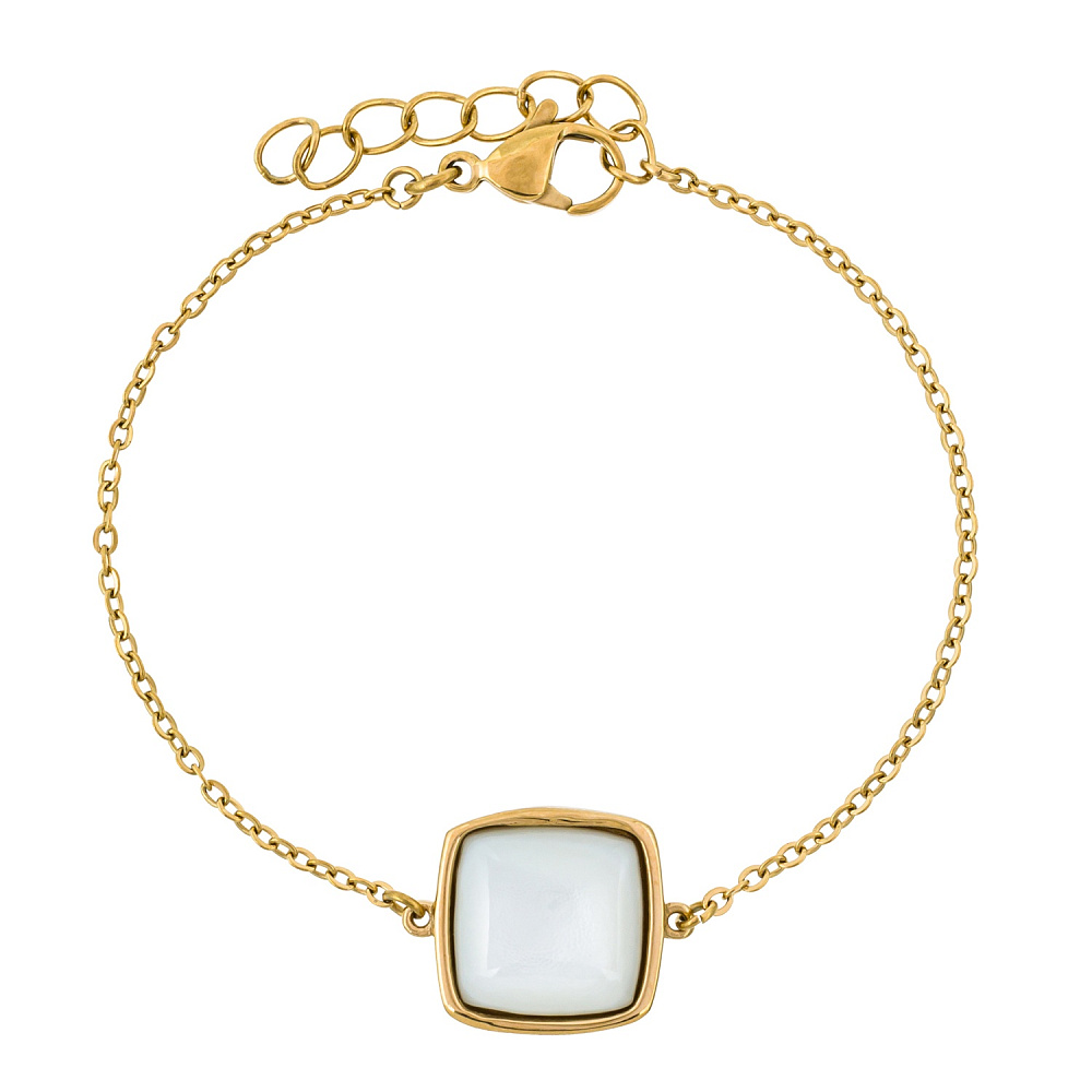 Fiore Luna Браслет Куб SHELL WHITE Fiore Luna *CB02914-2 BW/G Арт.: *CB02914-2 BW/G