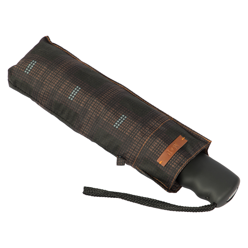 M&P Зонт складной M&P C2799-OC Piatto Righe Black  product-2813 Арт.: product-2813