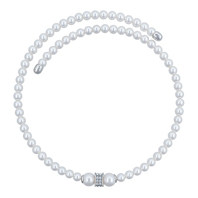 Колье Cube Crystal B2409PE-N01.1 BW/S 