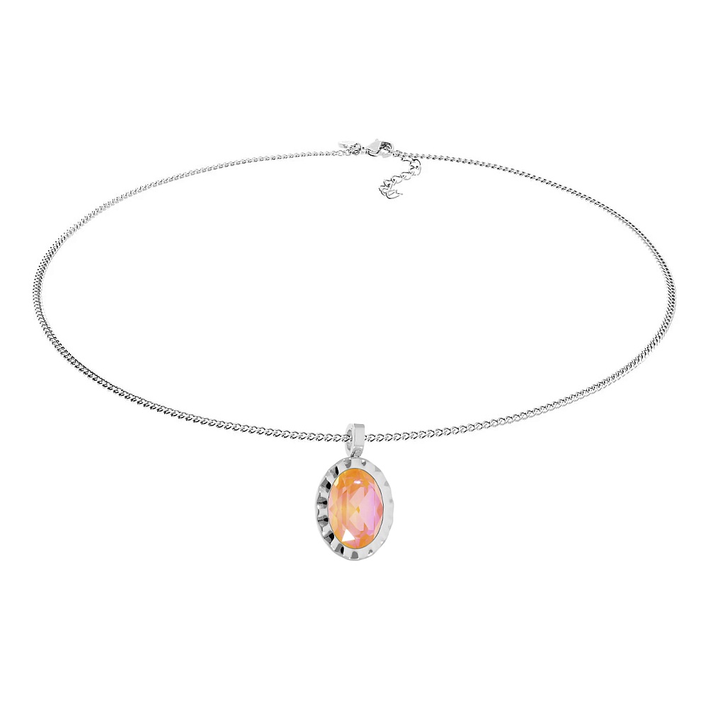 Qudo Колье TIVOLA UNICA big (S/P) Crystal orange ignite 3cm Арт.: 420713