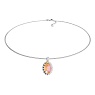 Колье TIVOLA UNICA big (S/P) Crystal orange ignite 3cm Арт.: 420713