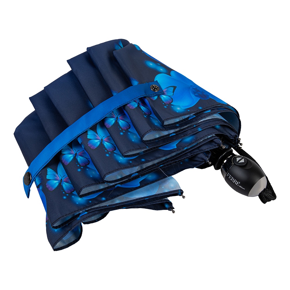 Ferre Milano Зонт складной Butterfly Blue Арт.: product-3492
