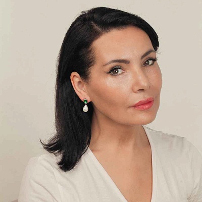 Серьги EMERALD  Fiore Luna  ACE22420-07 