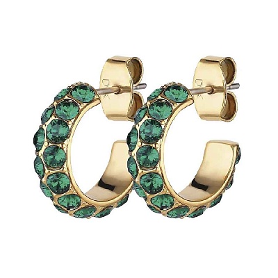 Серьги HEIDI SG EMERALD GREEN 360023 
