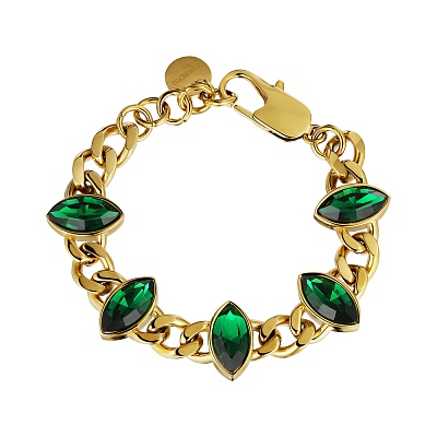 Браслет ZELKO SG EMERALD GREEN 470052 