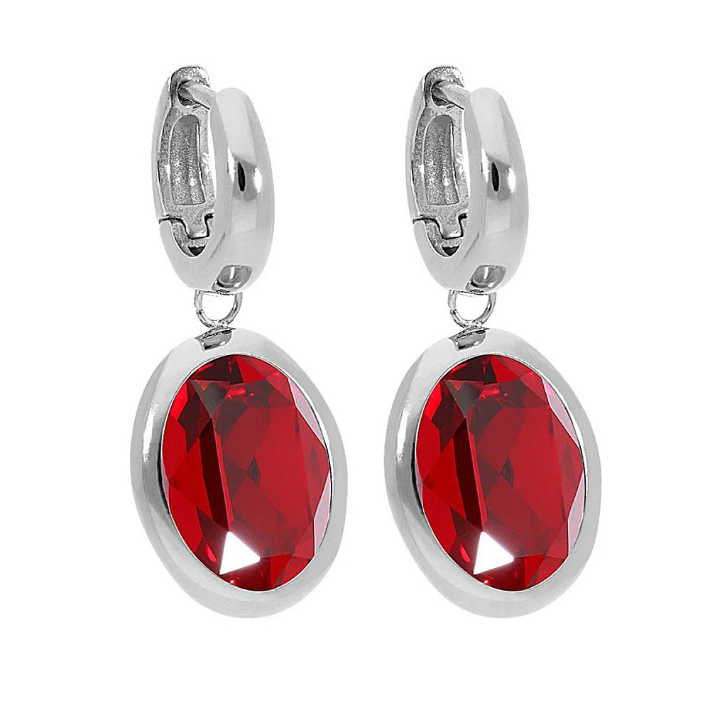 Qudo Серьги Creole TIVOLA small S siam Qudo 310509 R/S Арт.: 310509 R/S