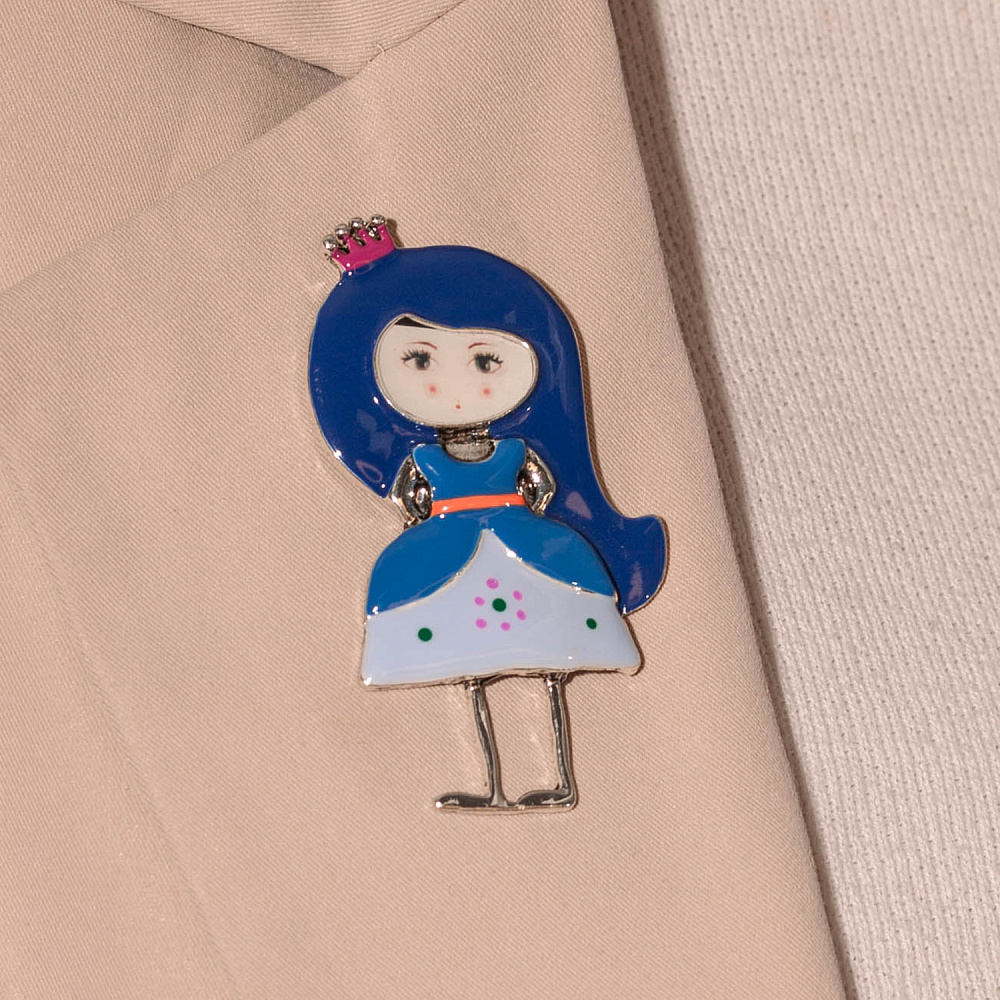 Shadore Брошь Принцесса Арт.: XZ2298.23 BL/S