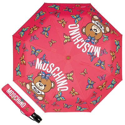 Зонт складной Moschino 8129-OCJ Butterfly Bear Fuxia product-2929 