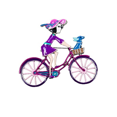 Брошь Велосипед XZ2294.11 V/S 