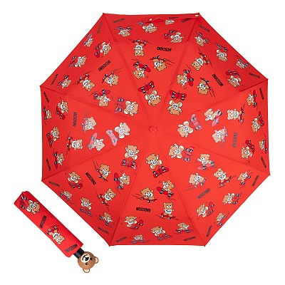 Зонт складной Moschino 8340-OCC Skater bears Red  Moschino  product-3400 