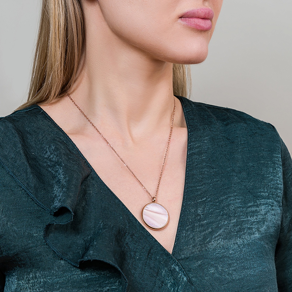 Fiore Luna Колье SHELL ROSE Арт.: BP01734-4 R/RG