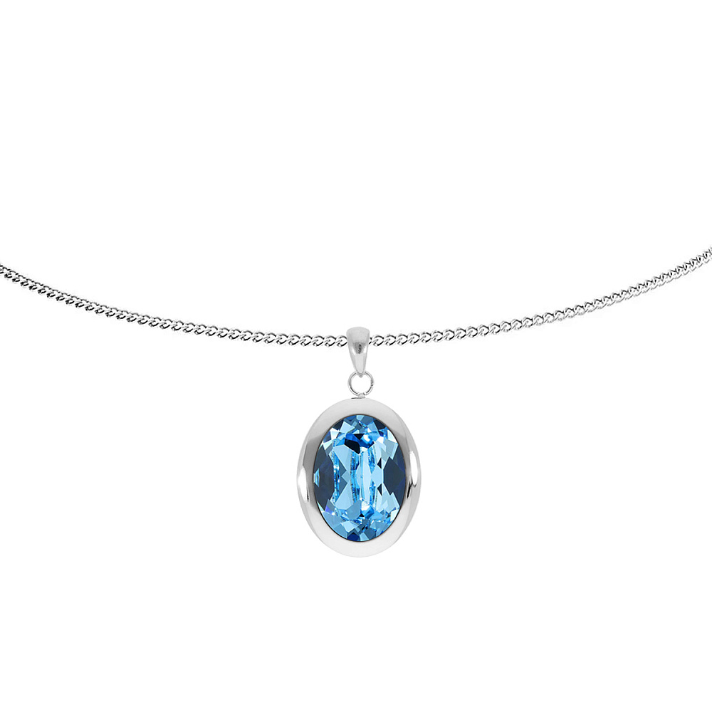 Qudo Колье TIVOLA big S aquamarine Qudo 404527.1 BL/S Арт.: 404527.1 BL/S
