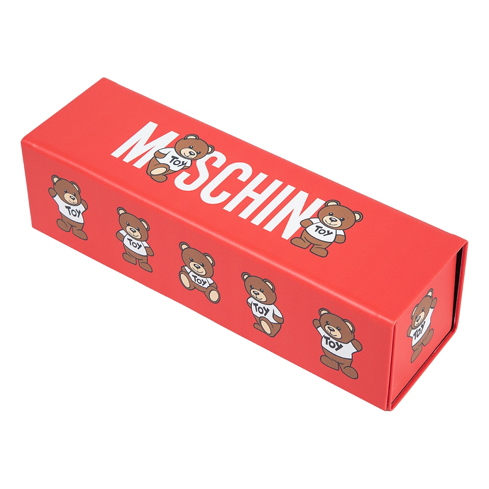 Moschino Зонт складной Logo with bears Red+Box teddy Арт.: product-3419