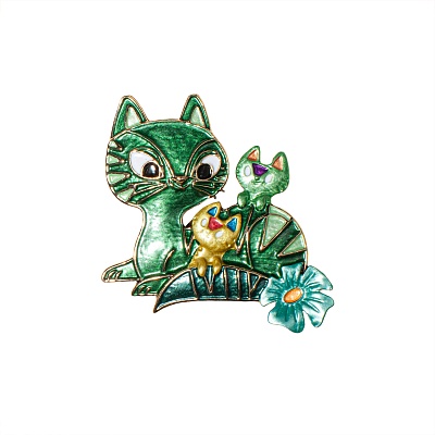 Брошь Семейка XZ1453.16 G/G 