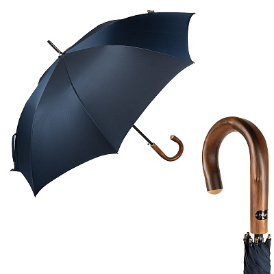 Зонт-трость Bugatti 218355-LA Oxford Blue Legno product-3209 