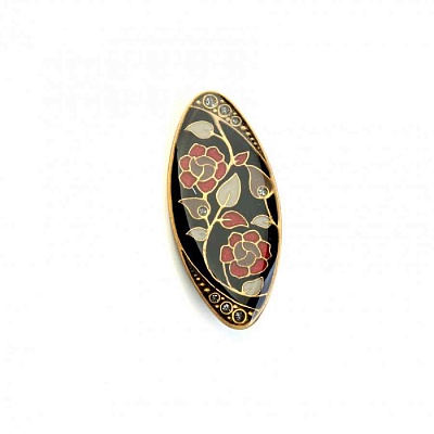 Брошь Цветы  Clara Bijoux  F77105 BW 