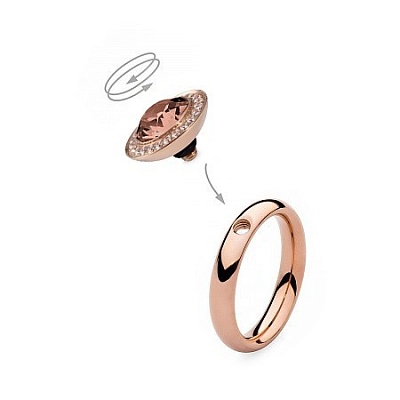 Шарм Tondo Deluxe Blush Rose  Qudo  647186 R/RG 