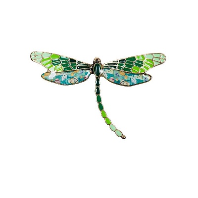 Брошь Стрекоза XZ0417.16 G/G 