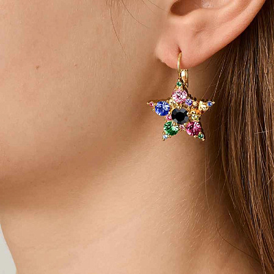 Серьги LIBRA SG RAINBOW  Dyrberg Kern  450015 