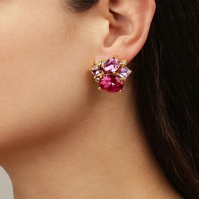 Серьги EMMA SG LIGHT ROSE  Dyrberg Kern  440055 