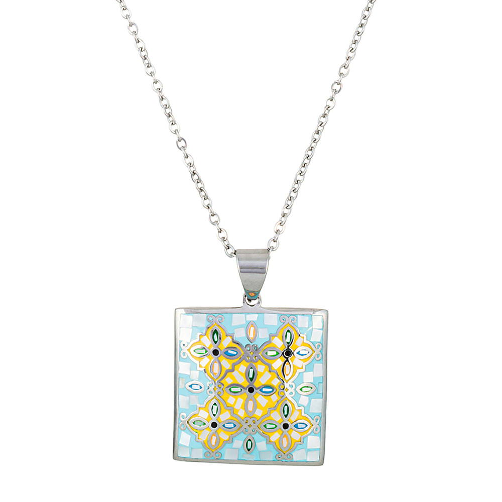 Fiore Luna Колье ENAMEL BLUE Арт.: BP03194-4 M/S