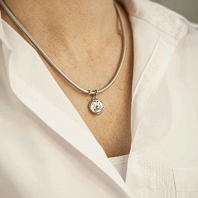 Колье Crystal  Fiore Luna  B1902.M1 BW/S 