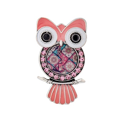 Брошь Сова  Shadore  XZ0108.9 R/S 