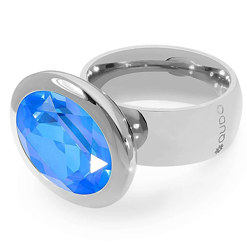 Qudo Кольцо TIVOLA big S royal blue delite 17.8 мм Qudo 651743/17.8 BL/S Арт.: 651743/17.8 BL/S